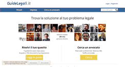 Desktop Screenshot of guidelegali.it